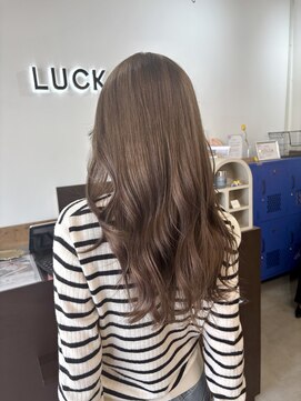 ラック 津田沼(LUCK) 透明感ベージュ/ダブルカラーインナーカラーケアブリーチ