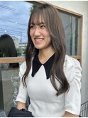 透明感ベージュカラー
