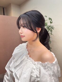 カルパ(calpa)の写真/流行りの韓国風レイヤーを入れて小顔見せでさらに可愛く♪毛流れや髪質を見極めた似合わせカット!