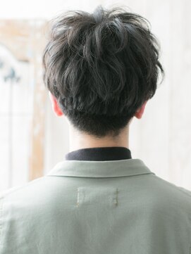 モッズヘア メン 仙台愛子駅前店(mod's hair men) 20代30代伸ばしかけ無造作ブラック大人メンズパーマa仙台愛子
