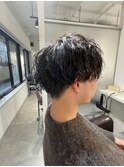 刈り上げ波巻きツイストスパイラル