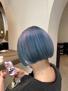 デザインカラー×ボブ！