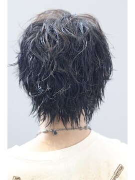 リップスヘアー 銀座(LIPPS hair) 波巻き　センター　ウルフ