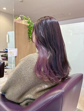 エル バイ ファースト(L by first) 【L by first】ピンクパープルインナーカラー