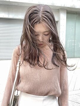 ケンジ 横浜(KENJE) グレージュ/ミルクティーベージュ/ダブルカラー/透明感カラー