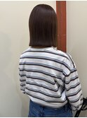 〈浅草 半個室〉切りっぱなしボブ×ウォームブラウン