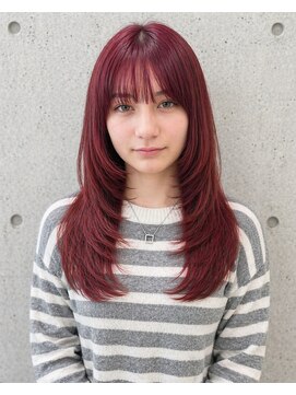 ニューヨークニューヨーク 垂水店(NYNY) 韓国風ｘシースルーバングｘエギョモリｘタンバルモリｘレイヤー