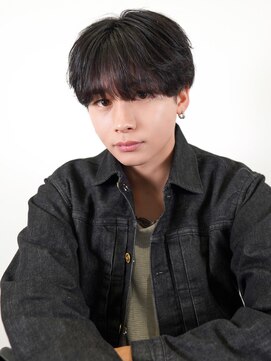 オーバーヘアー 長岡京店(over hair) 【over hair】メンズカット×ラウンドマッシュ