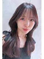 ヘアメイクアモーレ 光の森店(Hair Make Amore)&nbsp;髪質改善縮毛矯正ストレートゆる巻きスタイル