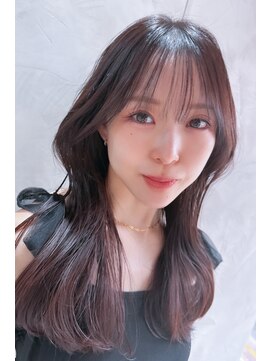 ヘアメイクアモーレ 光の森店(Hair Make Amore) 髪質改善縮毛矯正ストレートゆる巻きスタイル