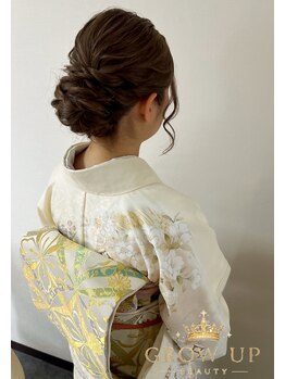 グロウアップビューティー(GLOW UP BEAUTY)の写真/【小野駅すぐ】結婚式・卒業式・成人式にも＊美しさと快適さどちらも叶える着付けならお任せください◎