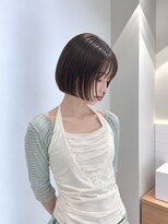 フォト 新宿三丁目(foto)&nbsp;地毛風縮毛矯正韓国風顔まわりレイヤー小顔ボブ切りっぱなしボブ