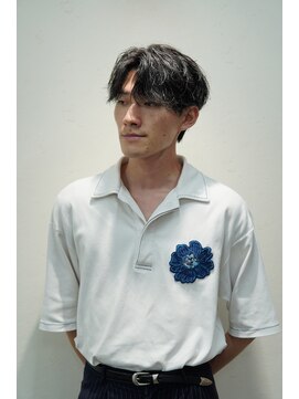ブリードトウキョウ 亀戸店(BRYD TOKYO) センターパートシャドウパーマツイストスパイラルフェザーパーマ
