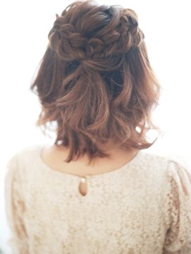 美容室ソラ 小岩店(sora) ☆あんにゅい～ルーズまとめ髪☆極太裏編み込み☆【小岩】