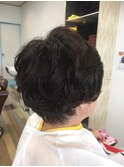 軽やかパーマスタイル