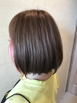 ヘアデザイン リナート(HAIR DESIGN RINATO) 切りっぱなし大人かわいいボブ