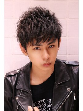 ネイビー(NAVY) ハイスタンダードショート グレージュ クラウドマッシュ