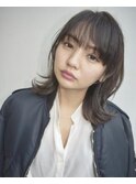 再現性◎鎖骨ミディシースルーバング☆MAKOTO