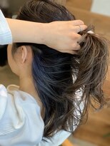 ディポット オブ ヘアー(depot of hair)&nbsp;インナーカラー/ネイビー