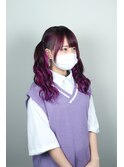 パープルエクステ☆