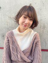 ヘアサロンエム 渋谷店(HAIR SALON M)&nbsp;ラベンダーカラーと伸ばしかけボブ☆ニュアンス外ハネ