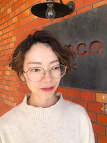 ボスコ 下北沢店(bosco) くせ毛ショート×インナーカラー ≪saya≫