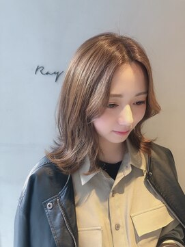 レイキョウト(Ray Kyoto) 『RayKyoto』大人ミディアムロング☆オリーブベージュ