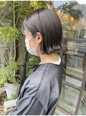 ぱつっとボブ