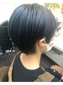 1ブリーチで外国人風ブルーアッシュ☆