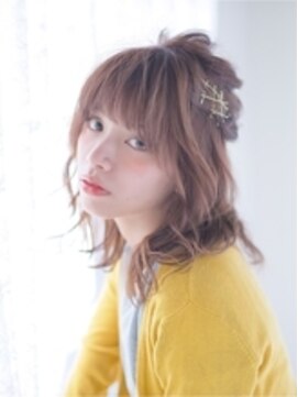 オジコロジ(ojiko.roji) ☆月曜営業☆ojiko.大人可愛いゆるハーフアップ