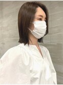 パッっとボブ/アースカラー