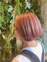 ノーブルヘアー(NOBLE HAIR) ミニボブ×ピンクベージュ