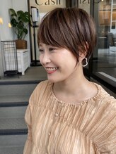 ヘアアンドメイク スタジオ ミムロ(HAIR&MAKE STUDIO MIMURO) 30代/40代ナチュラルショートヘア