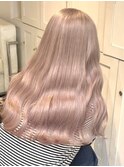1989栗色ミルクチョコレート波巻きブロンドヘア艶感バイカラー