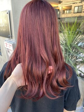 ヘアーサロンウル(hair salon ulu) 韓国風レッドカラー