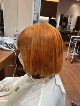 アローズ 新さっぽろサンピアザ店(HELLO'S) オレンジボブ