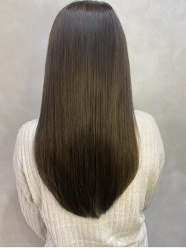 ジーナ 本八幡(Zina) 髪質改善＊艶髪ミルクティーベージュカラー【Zina 本八幡】