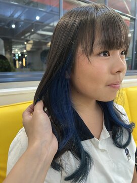 グラマシー アレックス(Gramercy alex) インナーカラーブルー