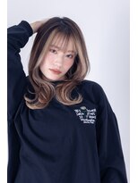 ブリング バイ スノードロップ 吉祥寺(BRING by Snowdrop)&nbsp;黒髪/グレーベージュ/レイヤーロング/前髪パーマ/吉祥寺