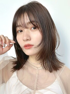 ローネス(LONESS) ストレートでも巻いても可愛い!ミディアムレイヤー◎