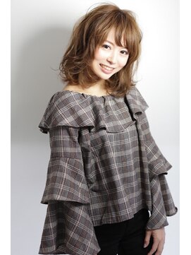 アディクト イースト 東陽町東口(addict EAST) 大人可愛いモテ髪＿オリーブベージュ＿ミディアム［東陽町］