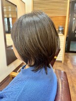 ヘアー グリーン(hair green) 30代40代50代セミボブレイヤー【髪質改善/百合ヶ丘】