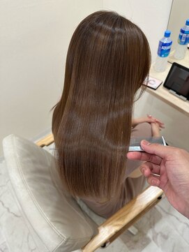 ジーナ 福岡藤崎(Zina) [Zina藤崎]髪質改善/こなれミディ/韓国ヘア/前髪/顔周り