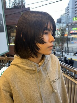 ボスコ 下北沢店(bosco) デザインカットボブ ≪saya≫