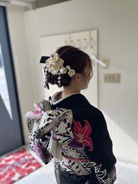 ラブユイット(LOVE HUIT) 成人式着付け、アップスタイル