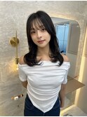 韓国レイヤー/韓国風/ボブ/髪質改善/黒髪/ブリーチなし〔池袋〕