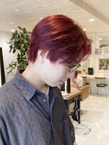 ボコカ(bococa) 【macana指名】ケアブリーチ ワインレッド 毛流れ 向ヶ丘遊園