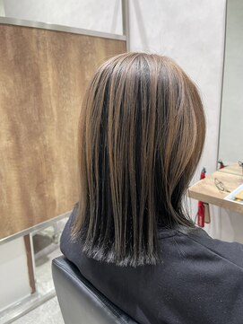 アヴァンス セブンパーク天美 松原店(AVANCE.) ボブ×デザインカラー