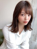 アフロートフクオカ(AFLOAT FUKUOKA)&nbsp;【NEW OPEN】小顔前髪あり後れ毛サイドバングメルティカラー