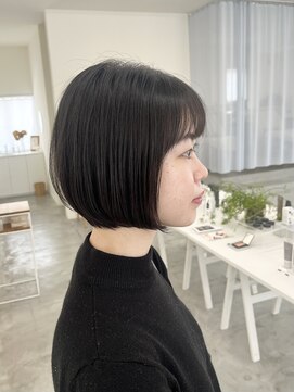オンド(onde) 丸みショートボブ